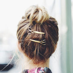 Creative Scissors Shape Women Lady Girls Hair Clip Delicate Hair Pin Hair Barrette Hair Accessories Decorations