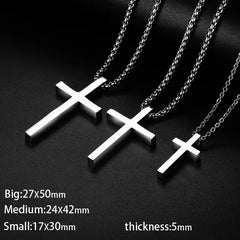 Stainless Steel Cross Necklace