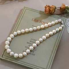 Big Edison Natural Freshwater Pearl Necklace