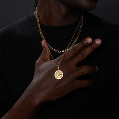 Vnox Layered Necklaces for Men