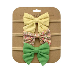 3 Pieces/Set Cotton Nylon Headbands