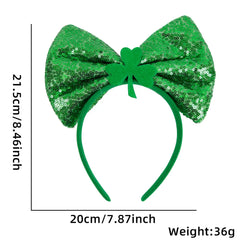 Lady Headbands St Patrick's Day Headdress Party Decorate Headband Saint Patrick’s Clasp Plastic Hairbands Hair Accessories