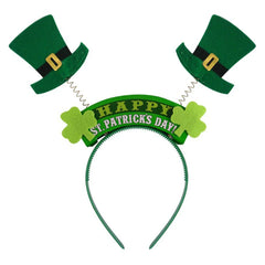 6 Pcs Irish Headband Headwear for St Patrick’s Day Headbands Hair Feather Festival Party Decor Hoop Plastic Women Miss