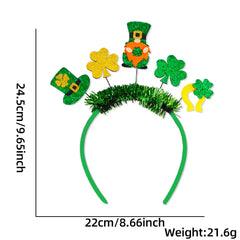 Lady Headbands St Patrick's Day Headdress Party Decorate Headband Saint Patrick’s Clasp Plastic Hairbands Hair Accessories