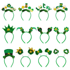 Lady Headbands St Patrick's Day Headdress Party Decorate Headband Saint Patrick’s Clasp Plastic Hairbands Hair Accessories