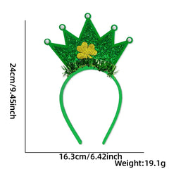 Lady Headbands St Patrick's Day Headdress Party Decorate Headband Saint Patrick’s Clasp Plastic Hairbands Hair Accessories