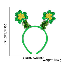 Lady Headbands St Patrick's Day Headdress Party Decorate Headband Saint Patrick’s Clasp Plastic Hairbands Hair Accessories