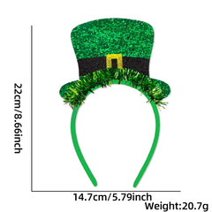 Lady Headbands St Patrick's Day Headdress Party Decorate Headband Saint Patrick’s Clasp Plastic Hairbands Hair Accessories