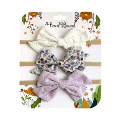 3 Pieces/Set Cotton Nylon Headbands