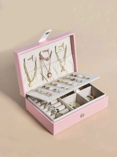 Gleeft® Double Layer Jewelry Box