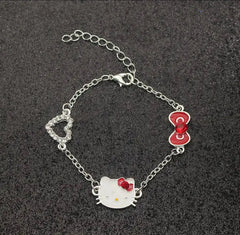 Hello Kitty Red Jewellery Set