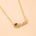 Graduate Letter Pendant Graduation Necklace For Women Men