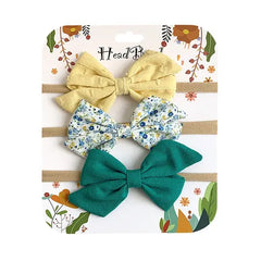 3 Pieces/Set Cotton Nylon Headbands