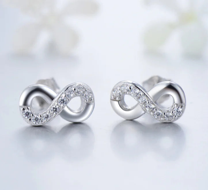 Eternal Love Silver Studs