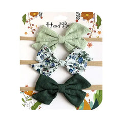 3 Pieces/Set Cotton Nylon Headbands